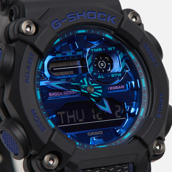 Наручные часы CASIO G-SHOCK GA-900VB-1AER Virtual Blue Black/Purple/Black