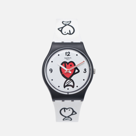 Наручные часы Swatch Fishy Fishy, цвет белый