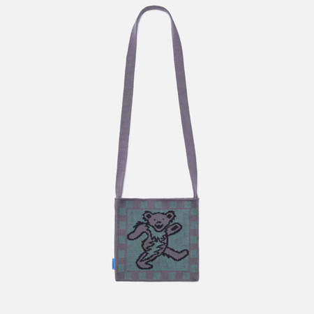 Сумка thisisneverthat x Grateful Dead Lightning Bear Knit Mini, цвет фиолетовый