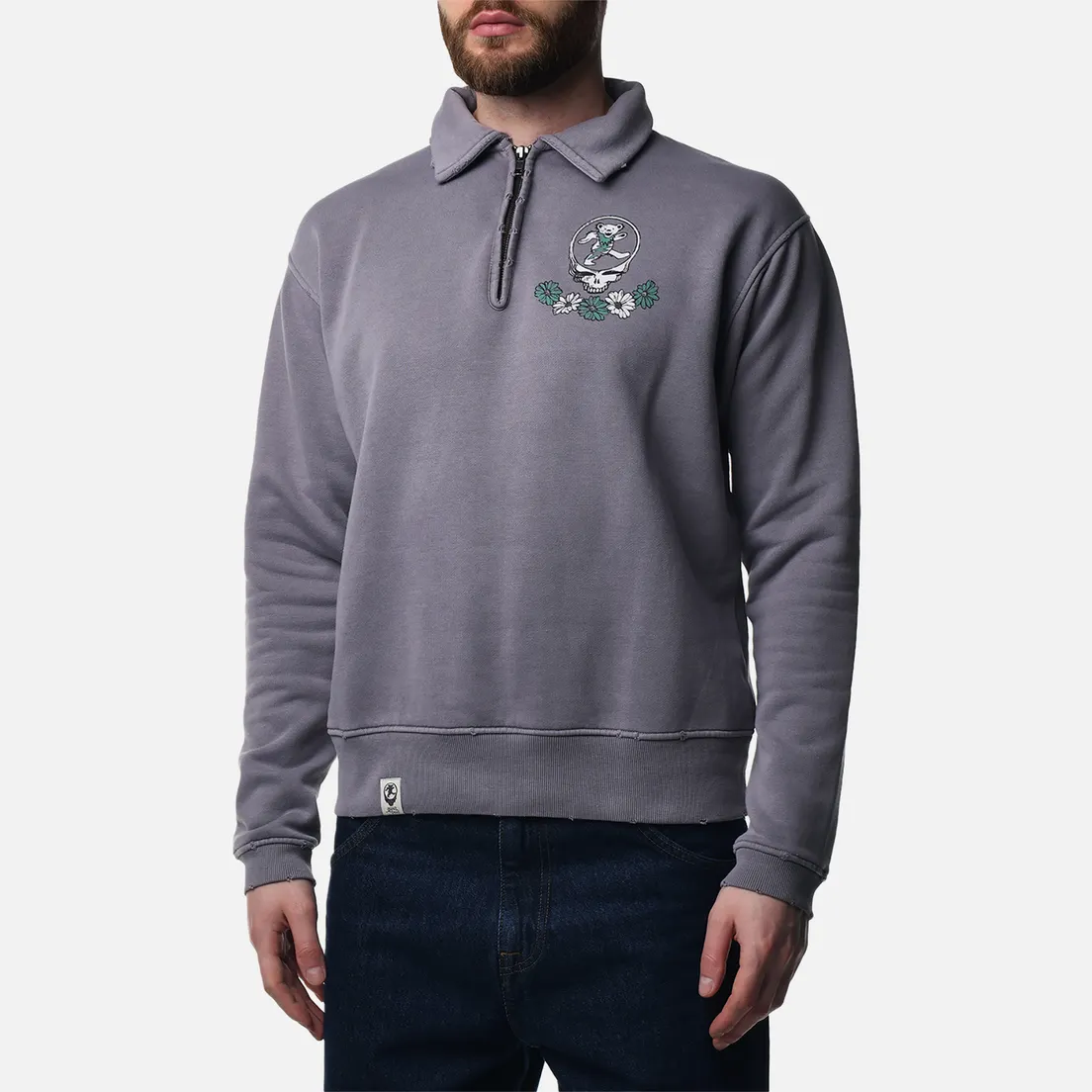 thisisneverthat Мужская толстовка x Grateful Dead SYF Half Zip Polo
