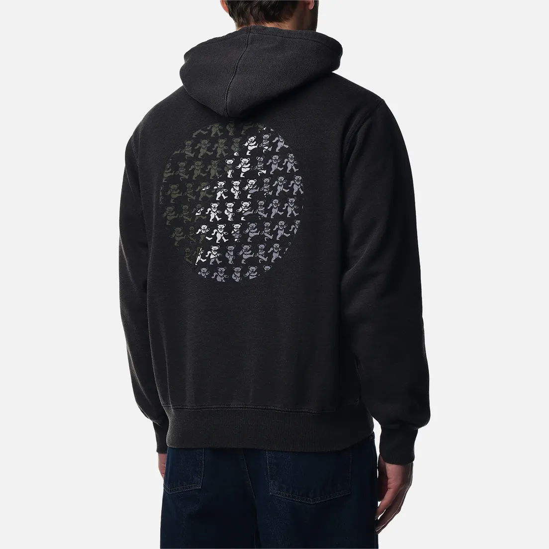 thisisneverthat Мужская толстовка x Grateful Dead Heart Skeleton Hands Hoodie