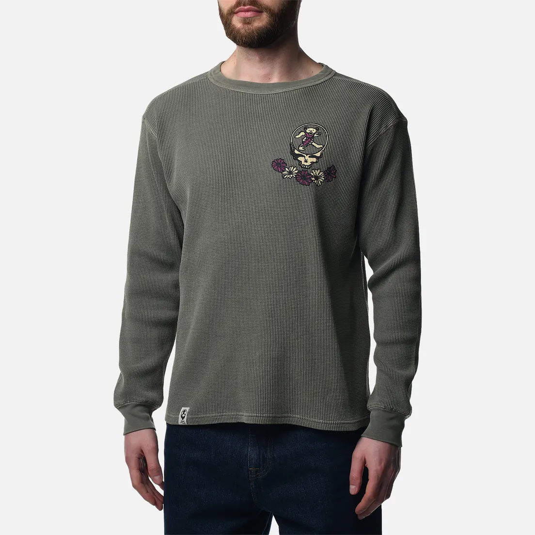 thisisneverthat Мужской лонгслив x Grateful Dead SYF Waffle Top