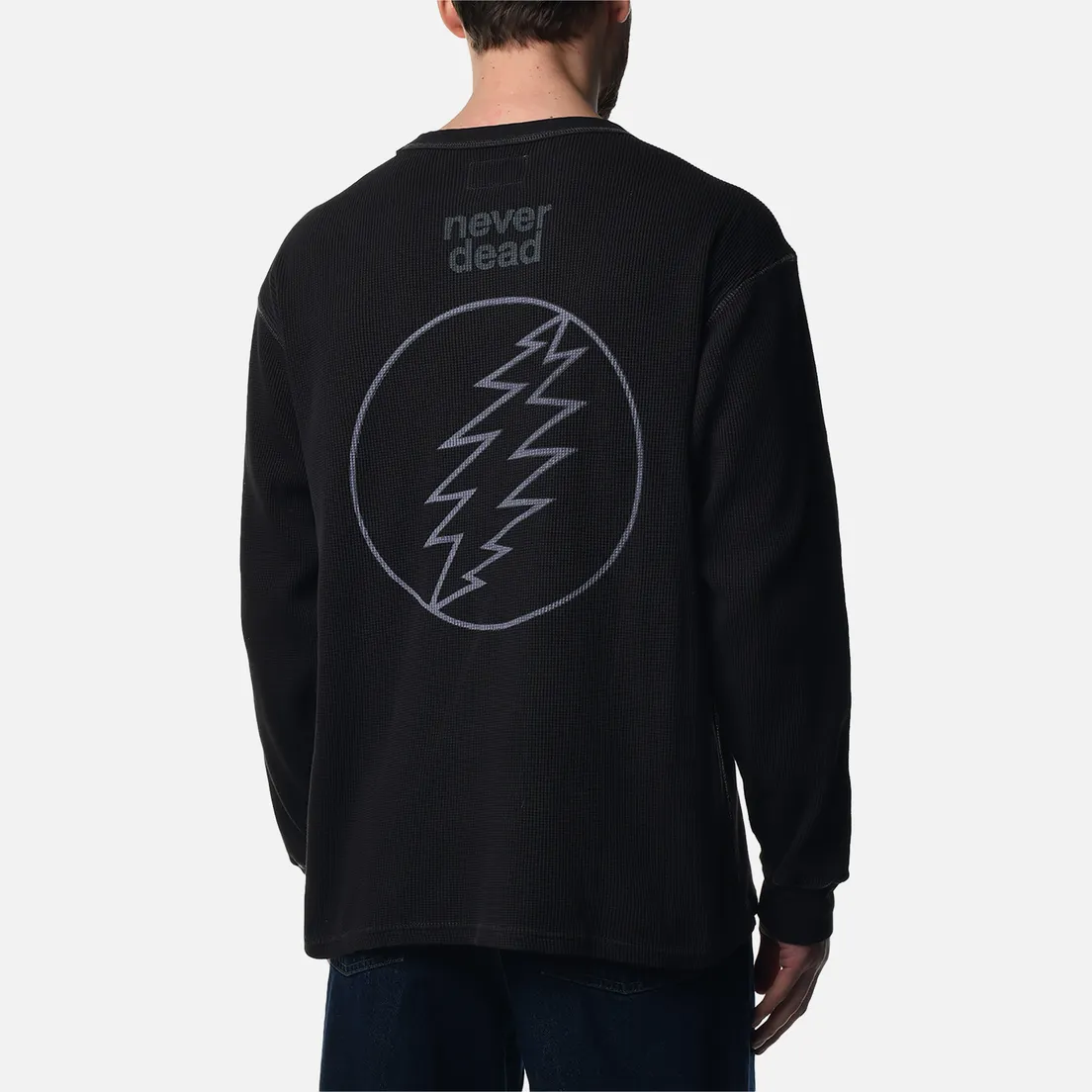 thisisneverthat Мужской лонгслив x Grateful Dead SYF Waffle Top