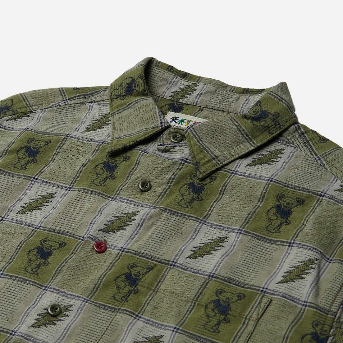thisisneverthat Мужская рубашка x Grateful Dead Lightning Jacquard