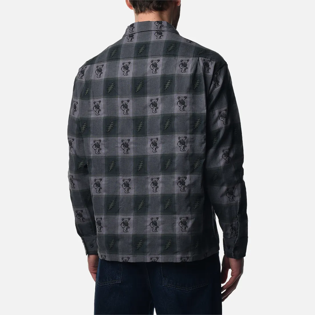 thisisneverthat Мужская рубашка x Grateful Dead Lightning Jacquard