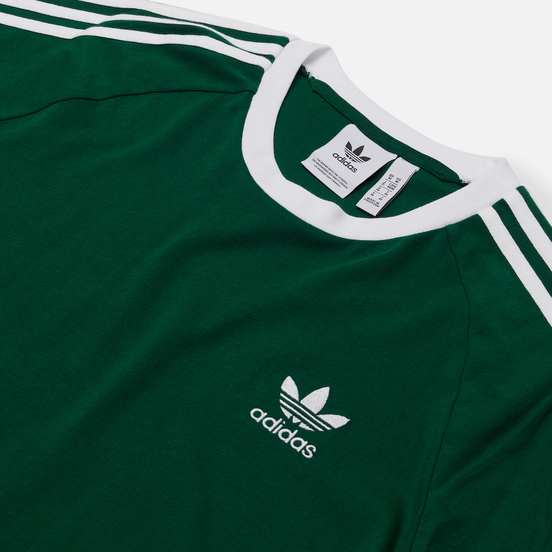 Мужская футболка adidas Originals 3-Stripes Dark Green