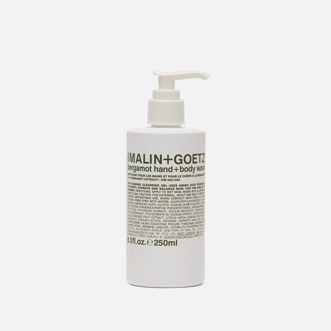 Malin+Goetz Гель-мыло Hand And Body Bergamot Medium