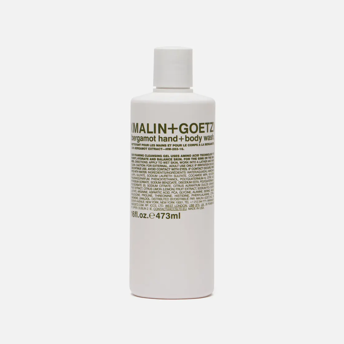 Malin+Goetz Гель-мыло Hand And Body Bergamot Large