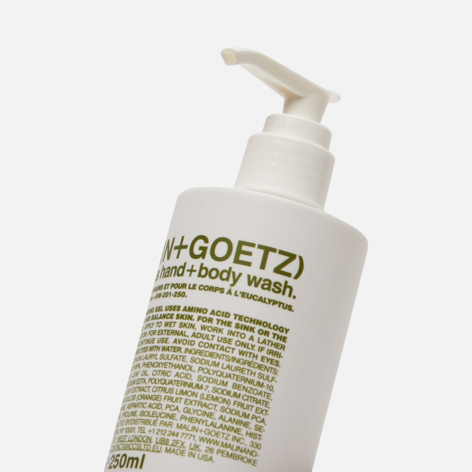 Гель-мыло Malin+Goetz, цвет белый, размер UNI HW201250 Hand And Body Eucalyptus Medium - фото 2