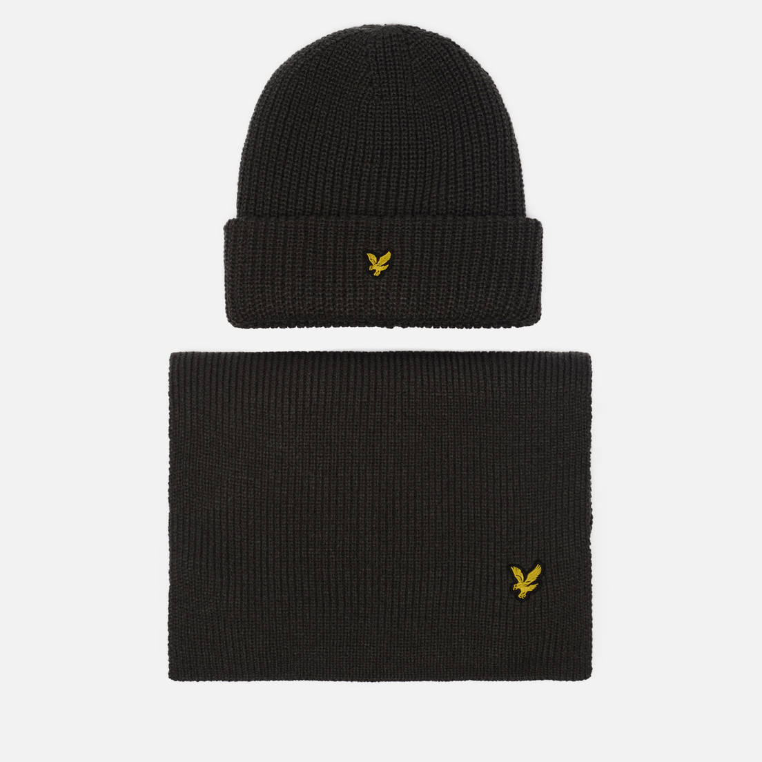 Lyle & Scott Подарочный набор Lambswool Ribbed Scarf & Beanie