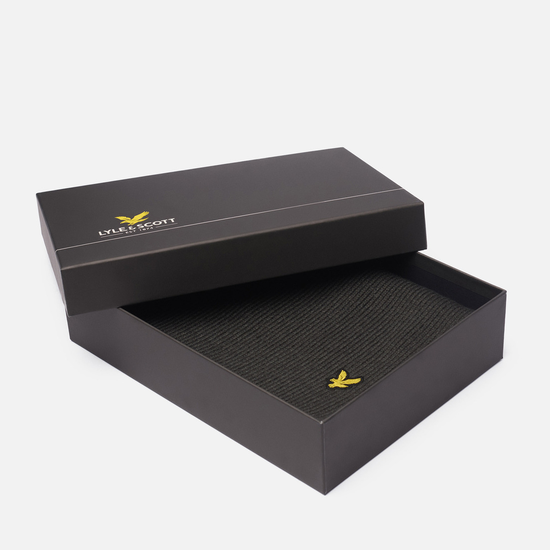 Lyle & Scott Подарочный набор Lambswool Ribbed Scarf & Beanie