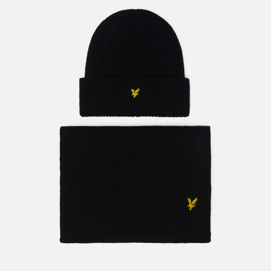 Lyle & Scott Подарочный набор Lambswool Ribbed Scarf & Beanie