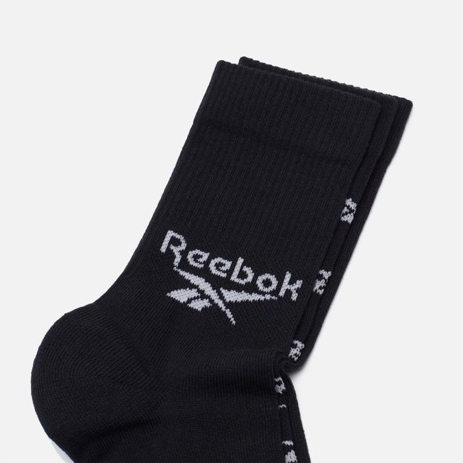 Комплект носков Reebok, цвет чёрный, размер 40-42 GG6683 3-Pack Classic Fold-Over Crew - фото 2