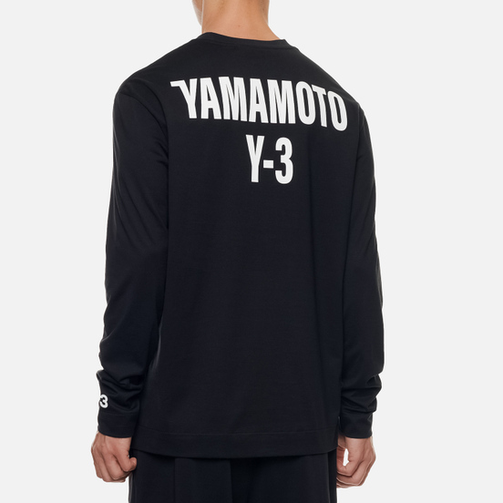 Мужской лонгслив Y-3 Chapter 2 GFX Black/Core White