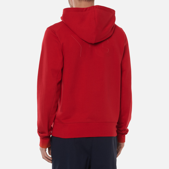 Мужская толстовка Y-3 Classic Back Logo Full Zip-Hoodie Scarlet