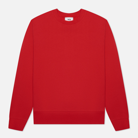 Мужская толстовка Y-3 Classic Back Logo Crew Neck, цвет красный, размер S