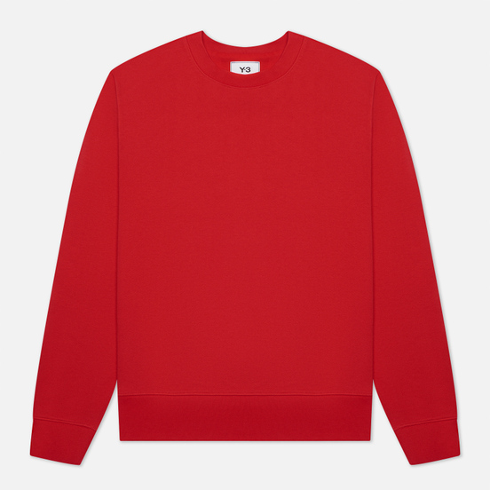 Мужская толстовка Y-3 Classic Back Logo Crew Neck Scarlet