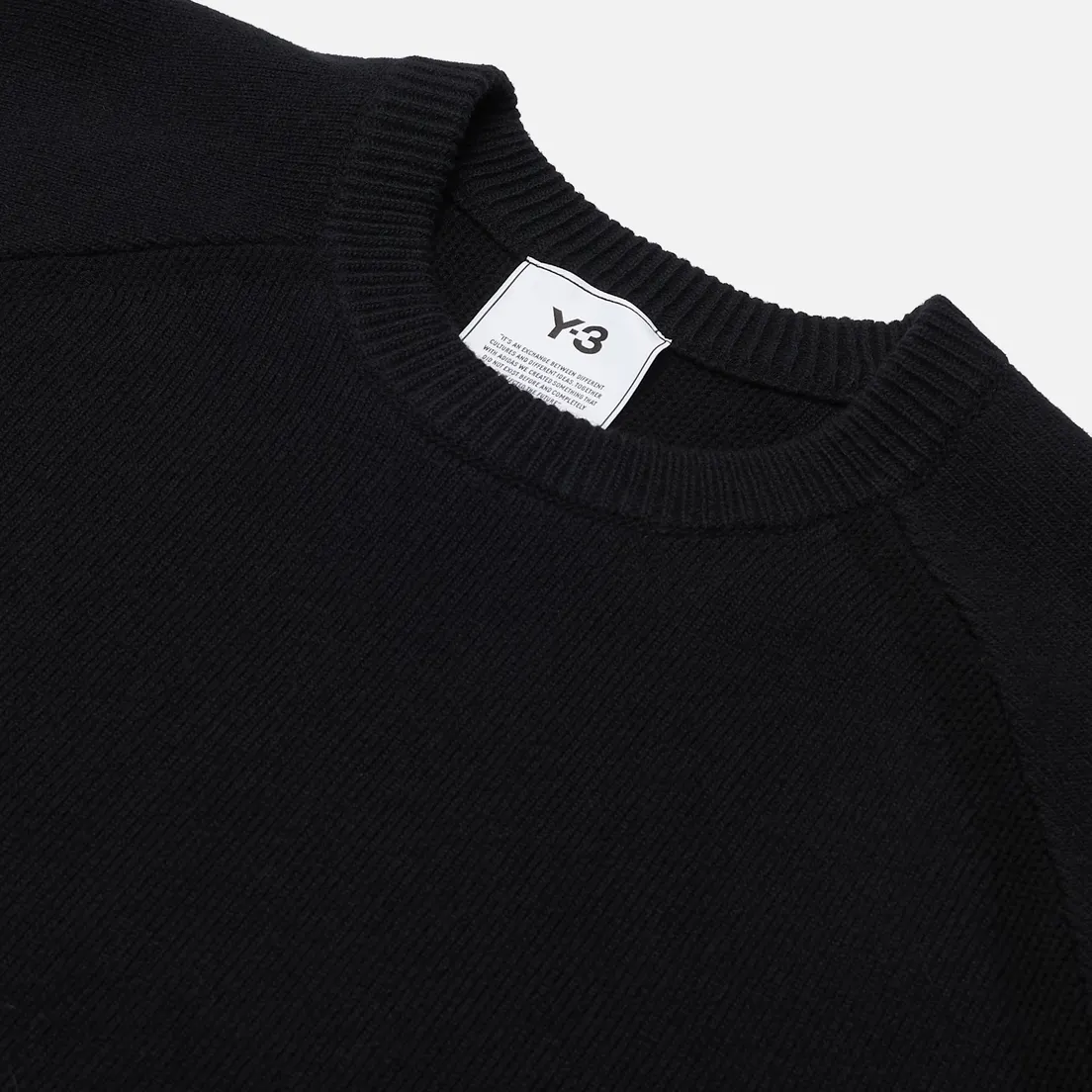 Y-3 Мужской свитер Classic Winter Knit Crew Neck