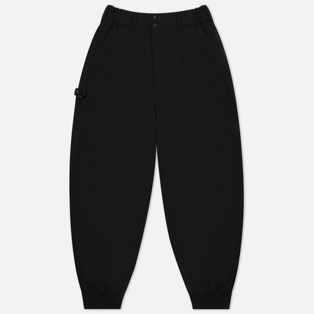 Мужские брюки Y-3 Classic Refined Wool Stretch Cuffed, цвет чёрный, размер XXL