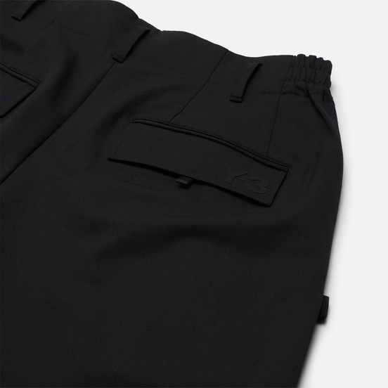 Мужские брюки Y-3 Classic Refined Wool Stretch Cuffed Black
