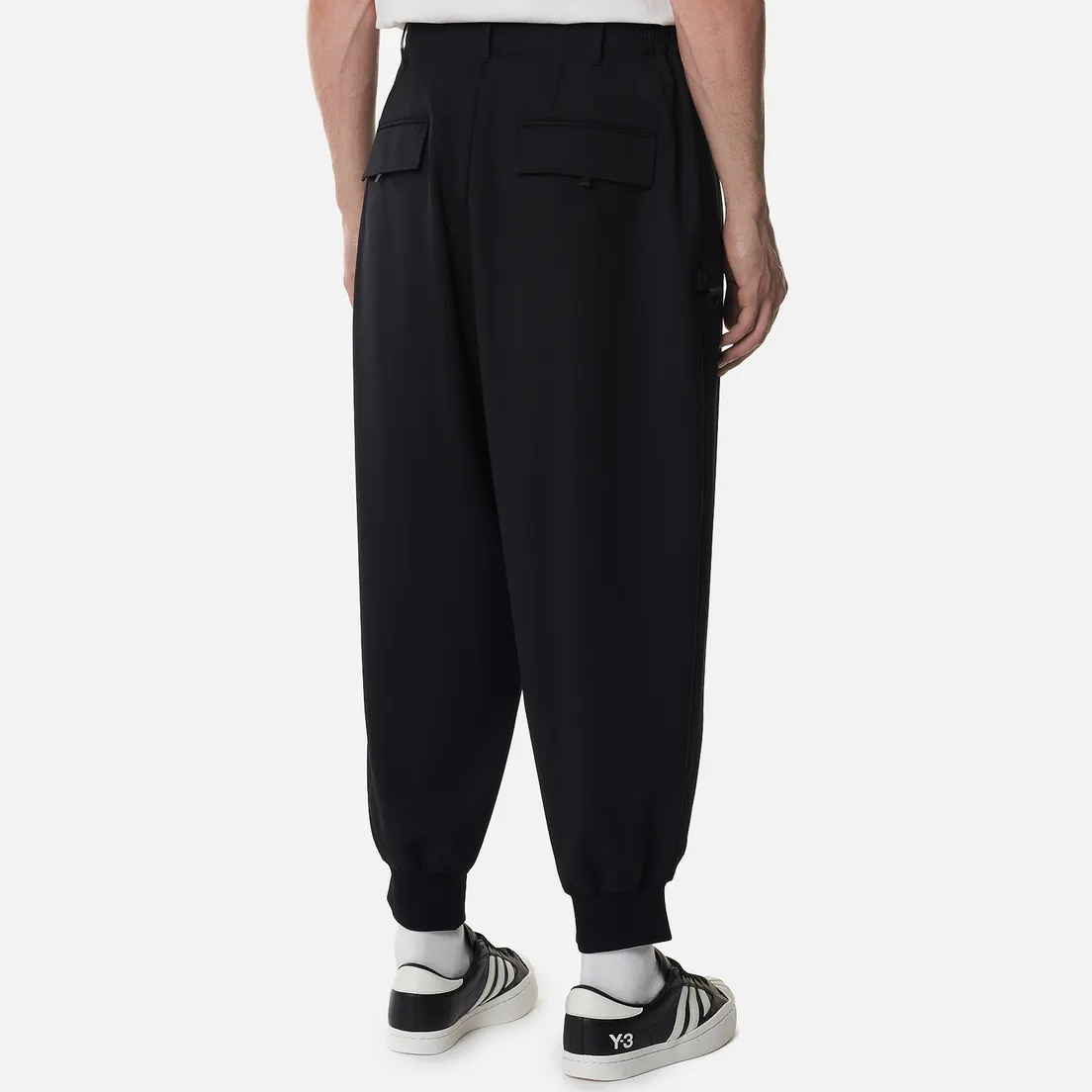 Y-3 Мужские брюки Classic Refined Wool Stretch Cuffed