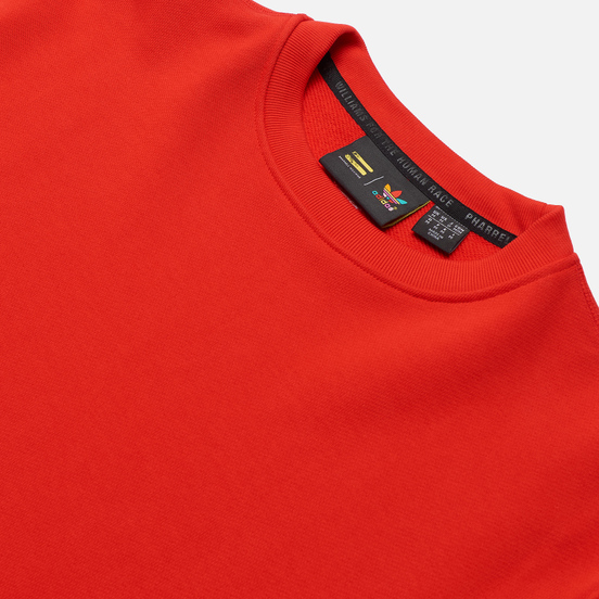Мужская толстовка adidas Originals x Pharrell Williams Basics Crew Active Red