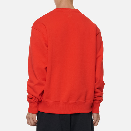 Мужская толстовка adidas Originals x Pharrell Williams Basics Crew Active Red