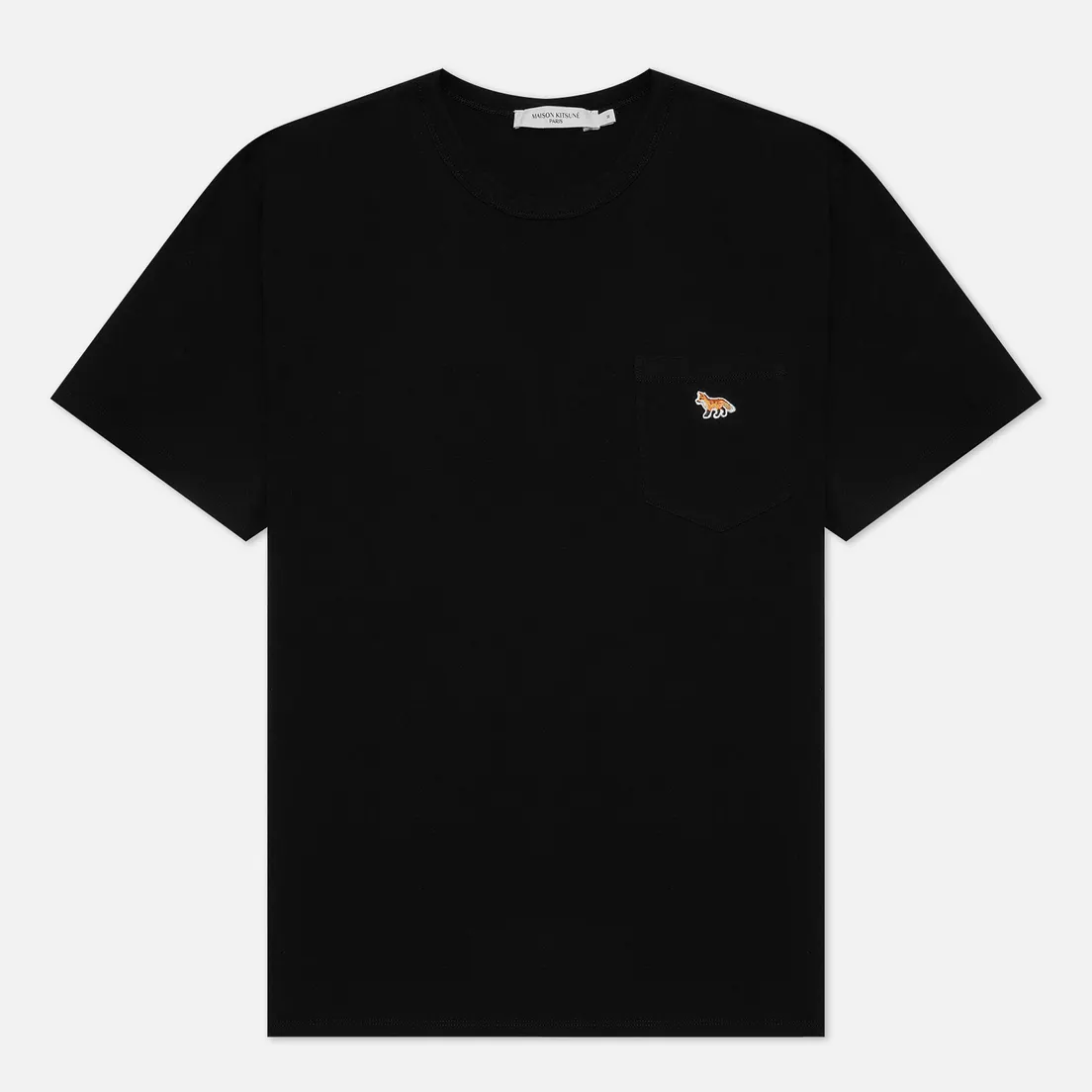 Maison Kitsune Мужская футболка Profile Fox Patch Pocket