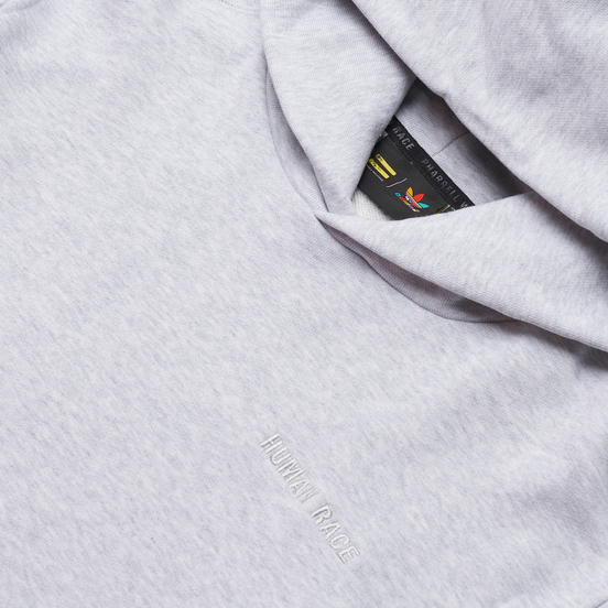 Мужская толстовка adidas Originals x Pharrell Williams Basics Hoodie Light Grey Heather