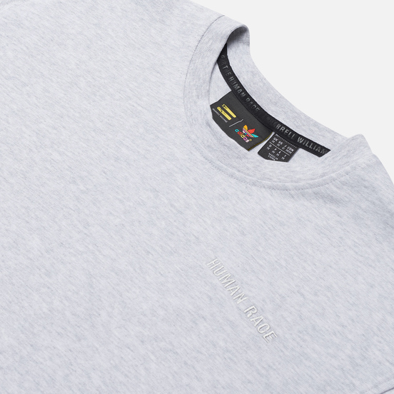 Мужская футболка adidas Originals x Pharrell Williams Basics Light Grey Heather