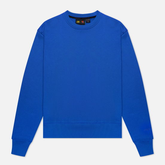 Мужская толстовка adidas Originals x Pharrell Williams Basics Crew Power Blue