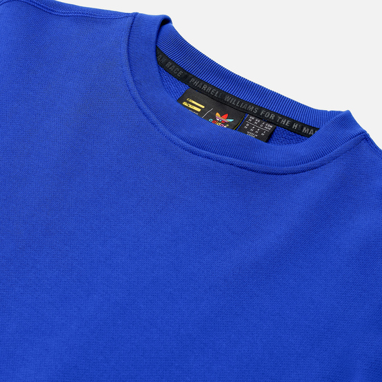 Мужская толстовка adidas Originals x Pharrell Williams Basics Crew Power Blue