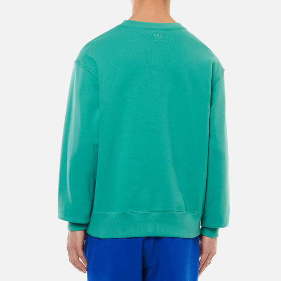 Мужская толстовка adidas Originals x Pharrell Williams Basics Crew True Green