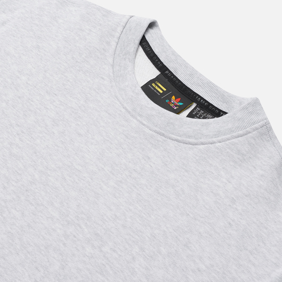 Мужская толстовка adidas Originals x Pharrell Williams Basics Crew Light Grey Heather