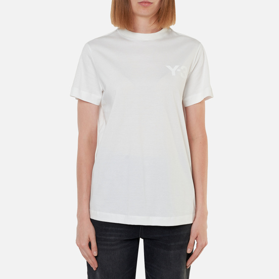 Женская футболка Y-3 Classic Logo Core White
