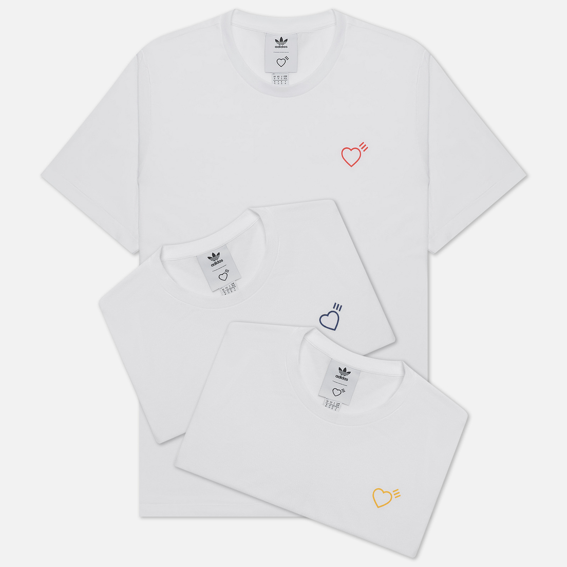 adidas Originals Комплект мужских футболок x Human Made 3-Pack