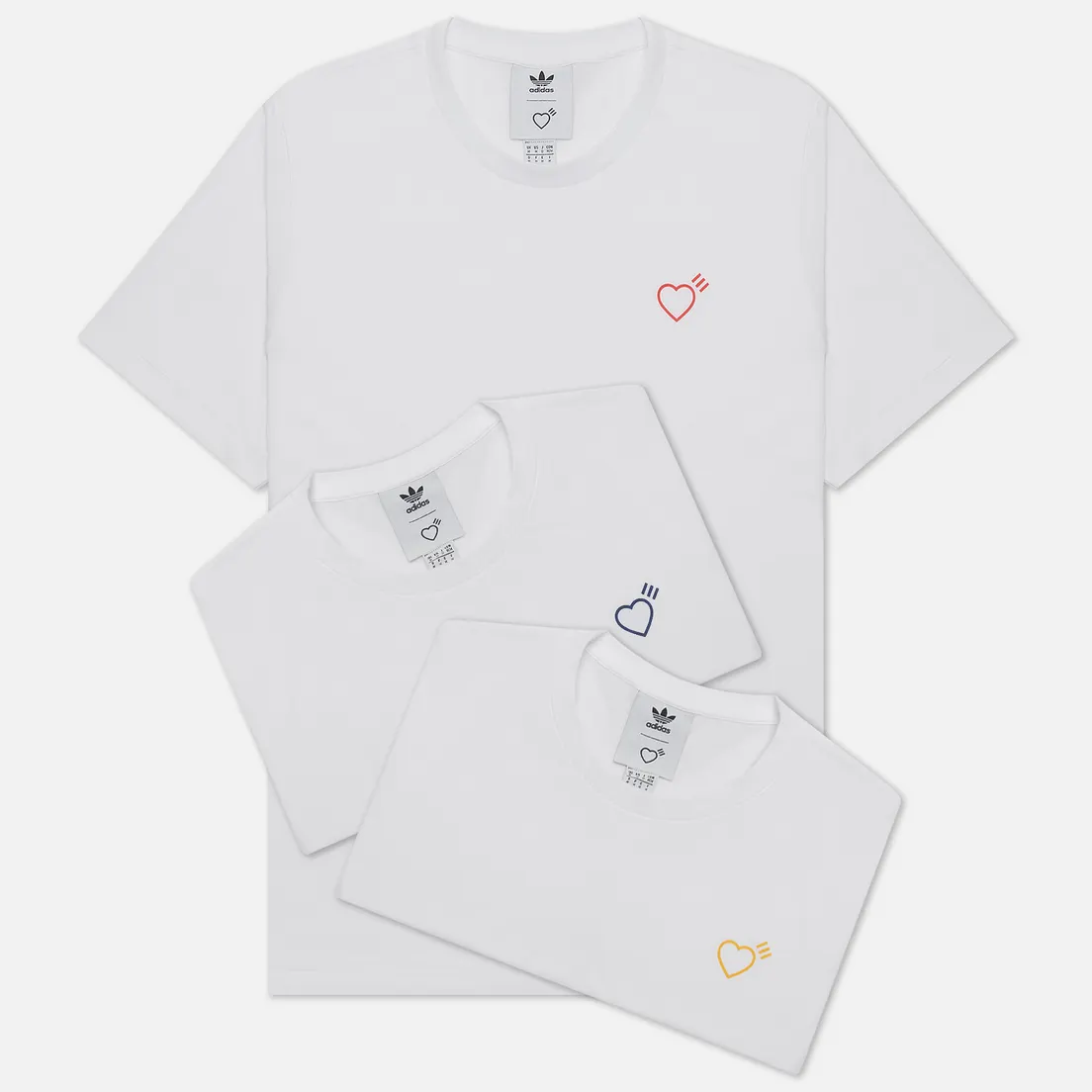 adidas Originals Комплект мужских футболок x Human Made 3-Pack