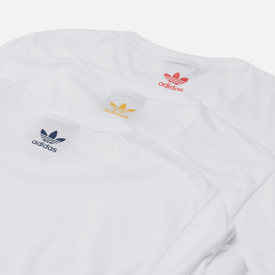 Комплект мужских футболок adidas Originals x Human Made 3-Pack White