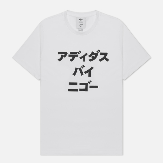 Мужская футболка adidas Originals x Human Made Katakana White