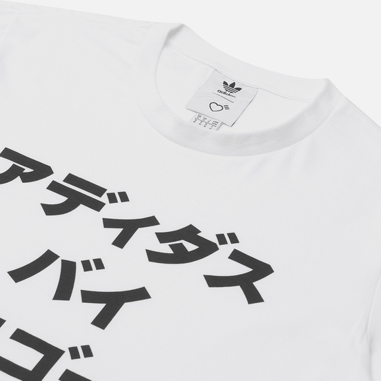 Мужская футболка adidas Originals x Human Made Katakana White