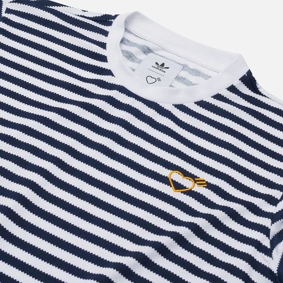 Мужской лонгслив adidas Originals x Human Made Stripe White/Collegiate Navy