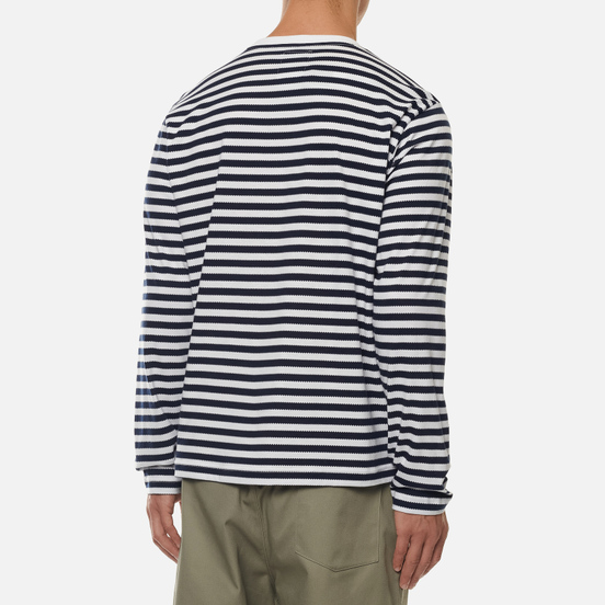 Мужской лонгслив adidas Originals x Human Made Stripe White/Collegiate Navy