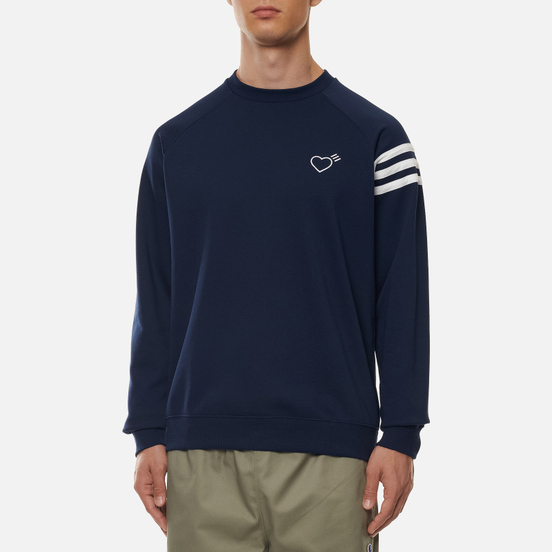 Мужская толстовка adidas Originals x Human Made Crew Neck Collegiate Navy