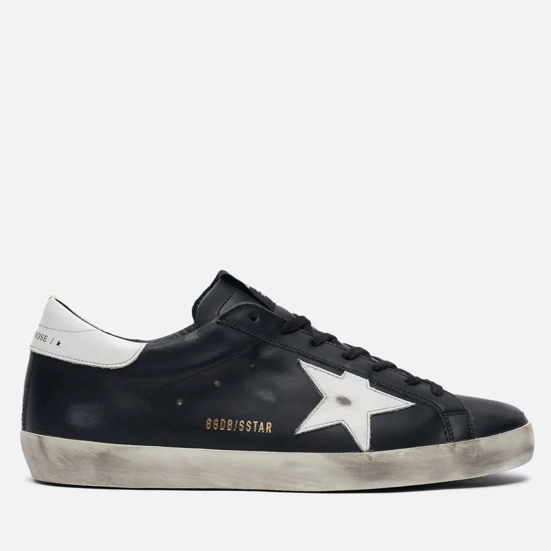 Golden Goose Мужские кроссовки Superstar Leather/Shiny Leather Star