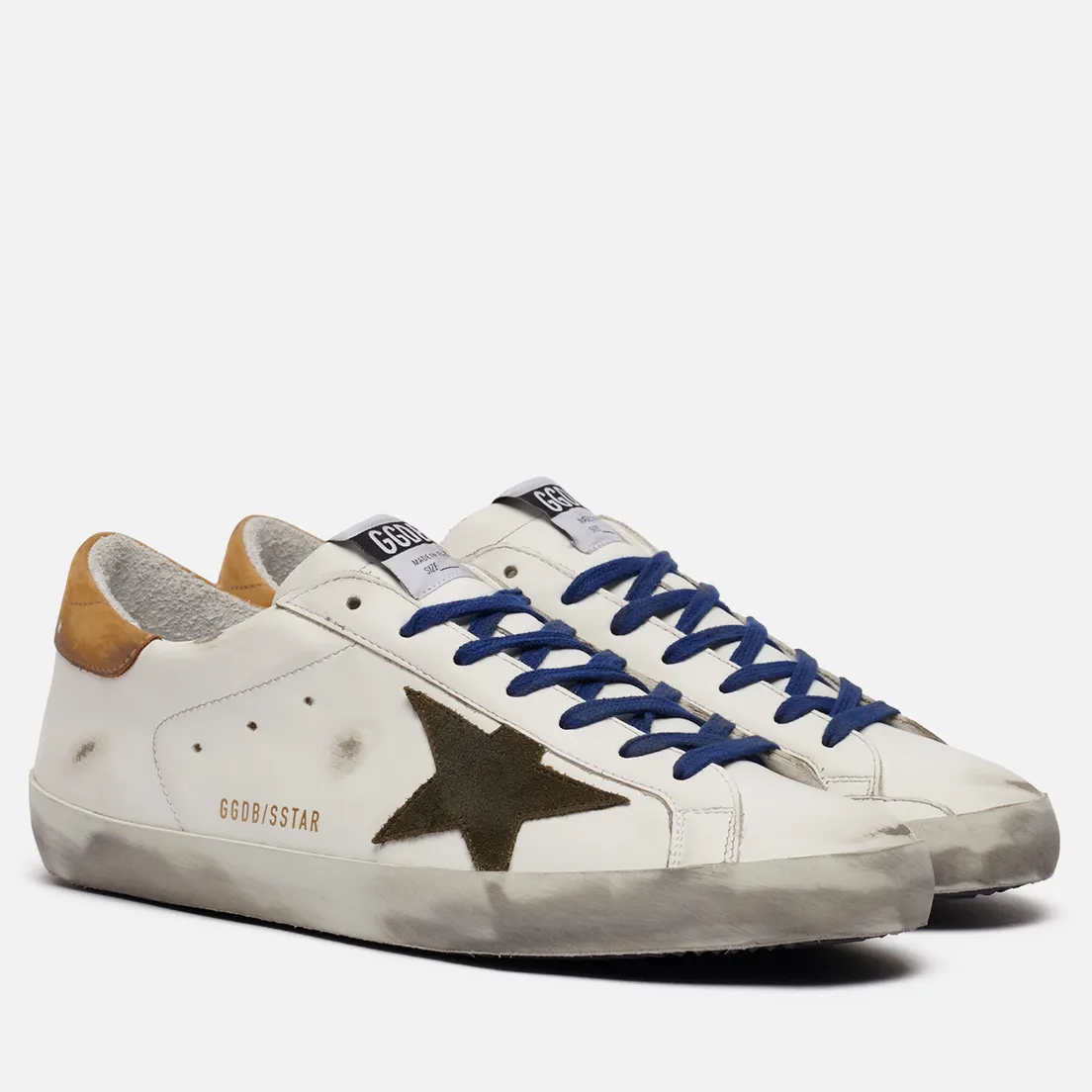 Golden Goose Мужские кроссовки Superstar Leather/Suede Star