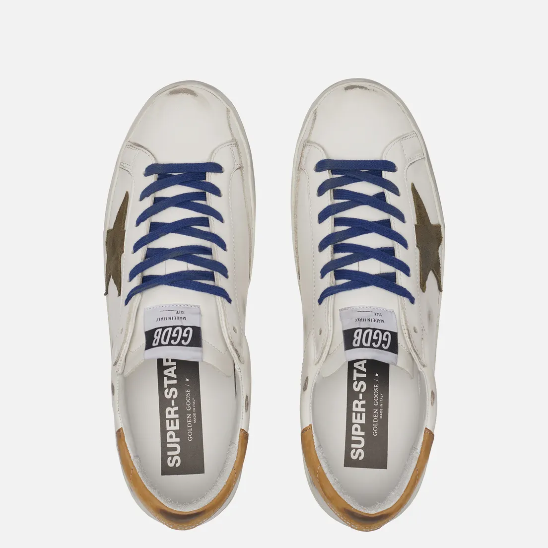 Golden Goose Мужские кроссовки Superstar Leather/Suede Star