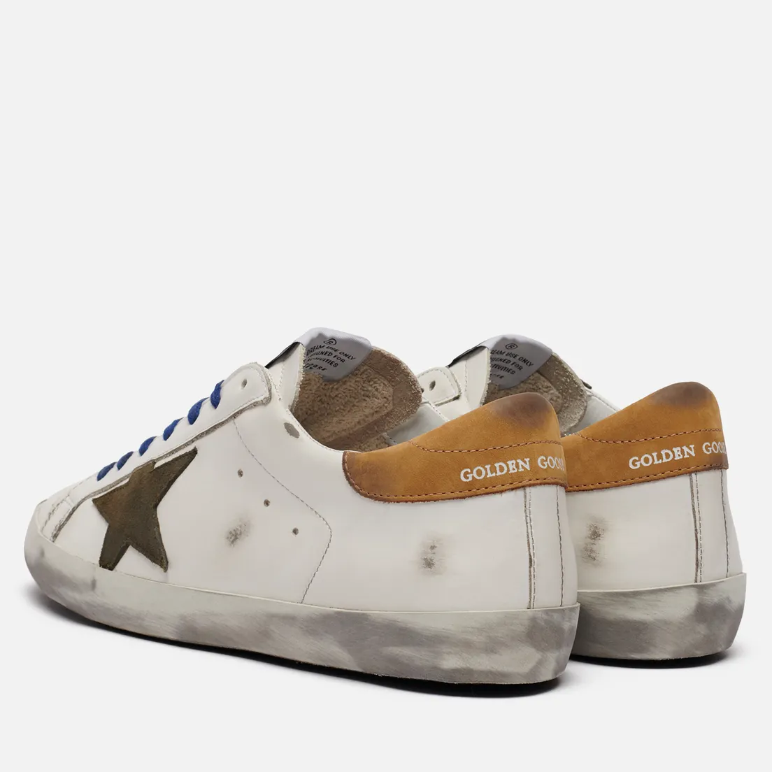 Golden Goose Мужские кроссовки Superstar Leather/Suede Star