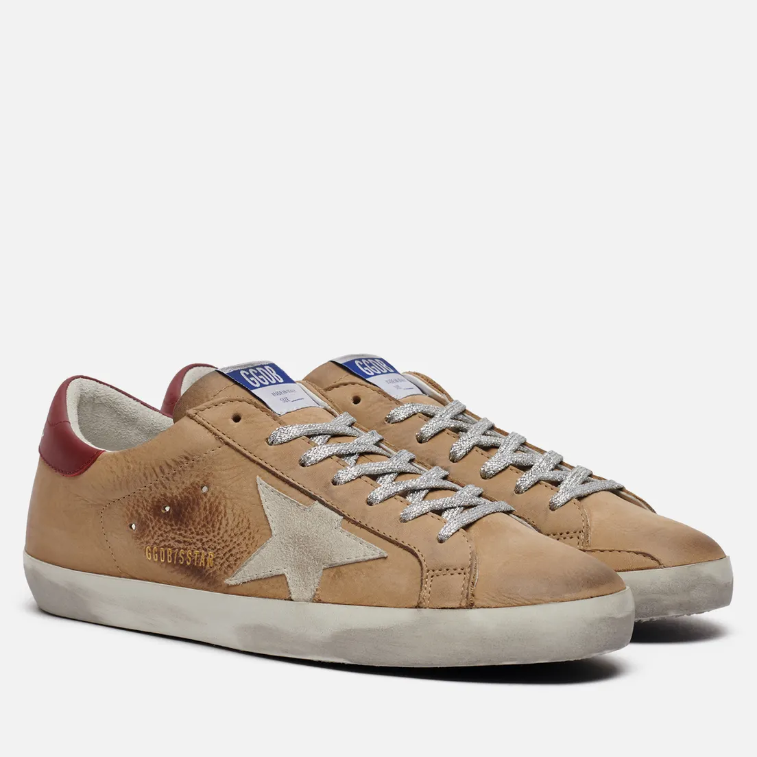 Golden Goose Мужские кроссовки Superstar Nabuk/Suede Star