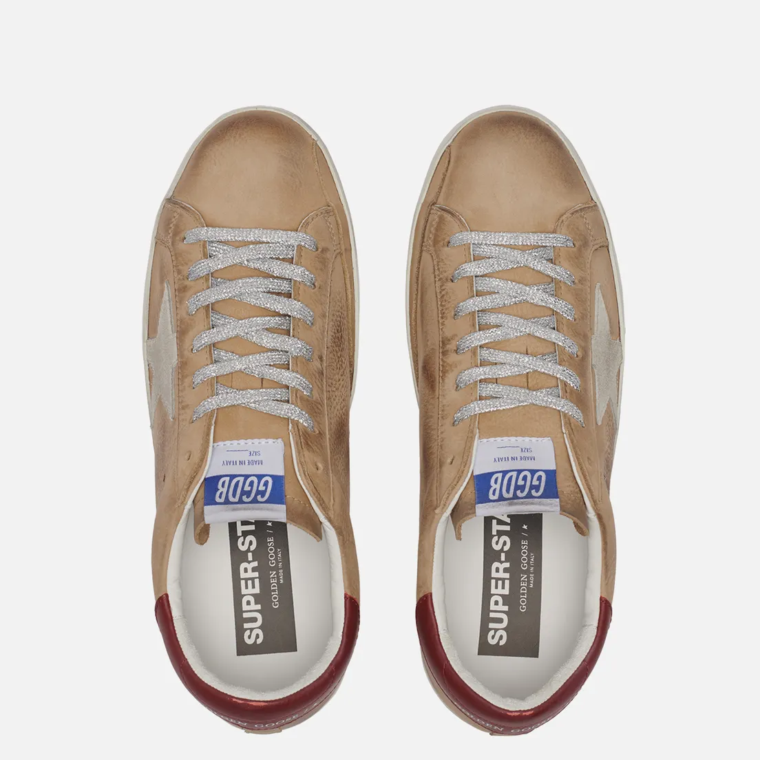 Golden Goose Мужские кроссовки Superstar Nabuk/Suede Star