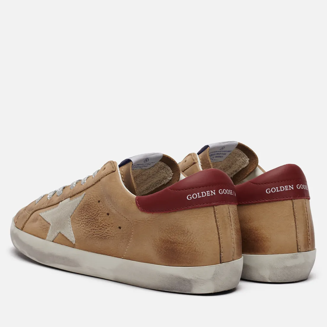 Golden Goose Мужские кроссовки Superstar Nabuk/Suede Star